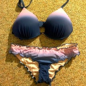 Ombré bathing suit.